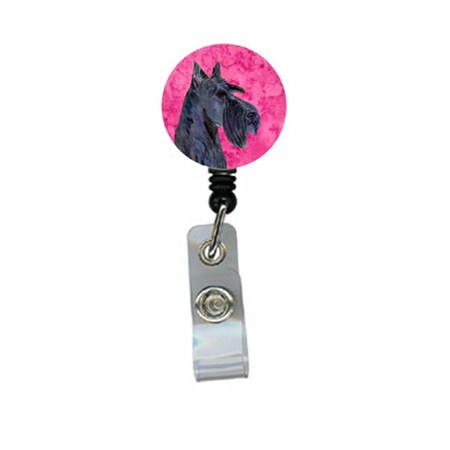 Teachers Aid Scottish Terrier Retractable Badge Reel Or Id Holder With Clip TE629415